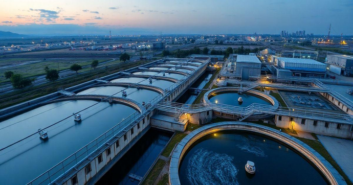 Projeto de Esta&ccedil;&atilde;o de Tratamento de Esgoto