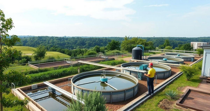 Projeto de Esta&ccedil;&atilde;o de Tratamento de Esgoto Eficiente