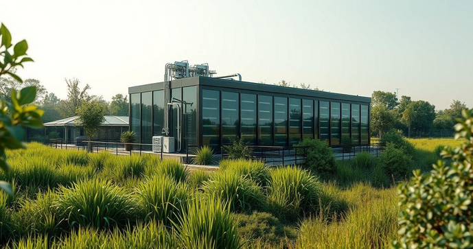 Esta&ccedil;&atilde;o Compacta de Tratamento de Esgoto Eficiente