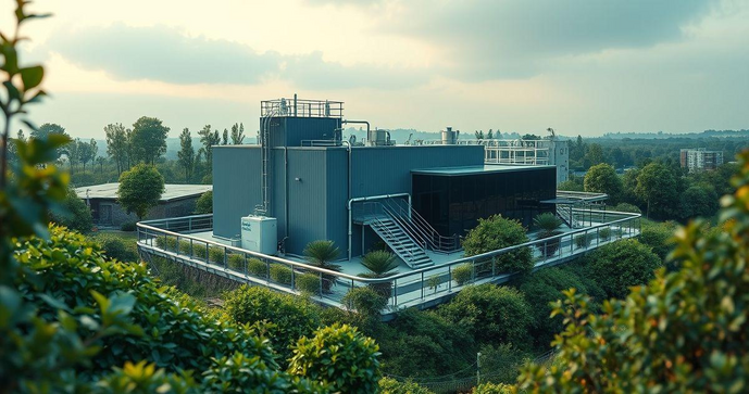 Esta&ccedil;&atilde;o de Tratamento de Efluentes Industriais Compacta