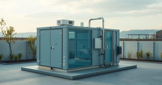 Esta&ccedil;&atilde;o de tratamento de &aacute;gua compacta &eacute; a solu&ccedil;&atilde;o ideal para espa&ccedil;os reduzidos e sustentabilidade